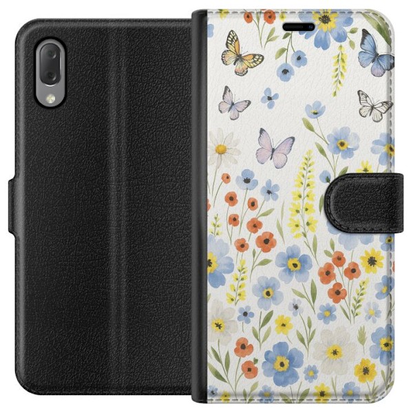 Sony Xperia L3 Plånboksfodral Sommarblommor