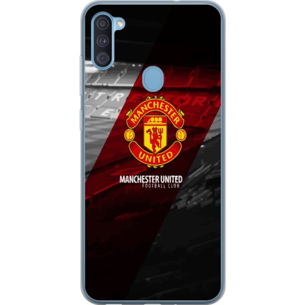 Samsung Galaxy A11 Gennemsigtig cover Manchester United