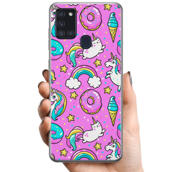 Samsung Galaxy A21s TPU Mobildeksel Unicorn