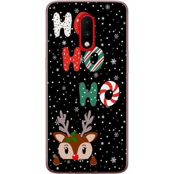 OnePlus 7 Gjennomsiktig deksel HO HO HO