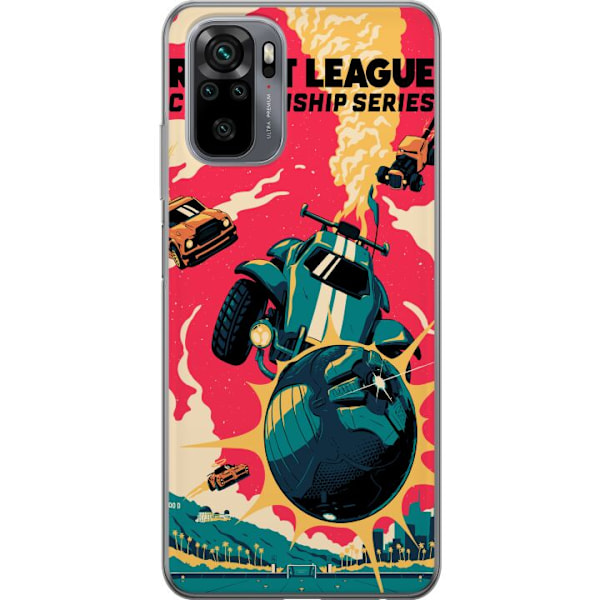 Xiaomi Redmi Note 10S Läpinäkyvä kuori Rocket League