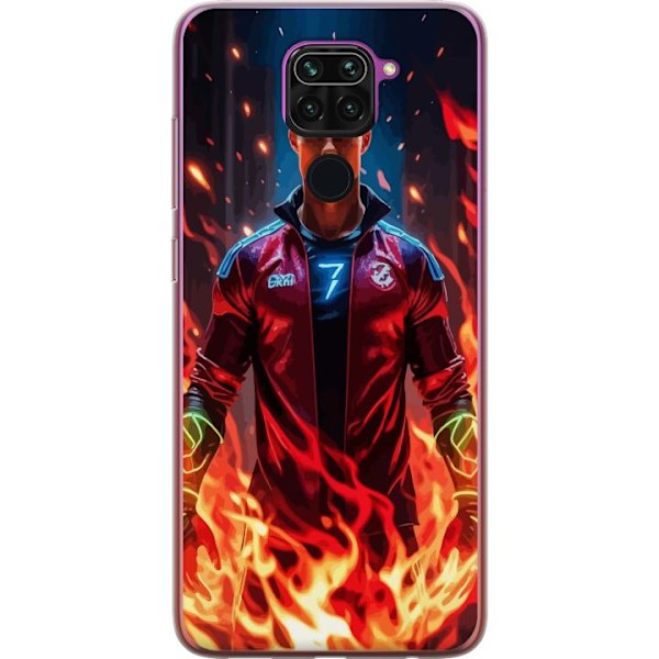 Xiaomi Redmi Note 9 Genomskinligt Skal Ronaldo Inferno – fot