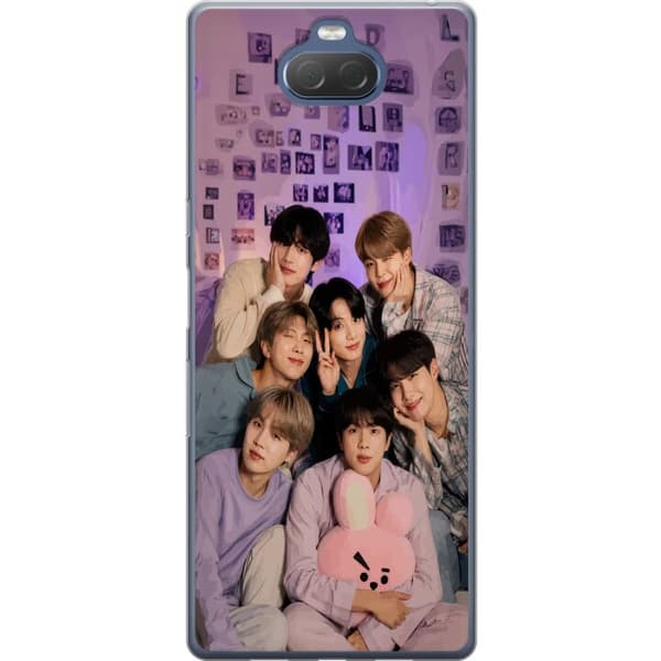 Kompatibelt Mobildeksel til Sony Xperia 10 Plus BTS lila
