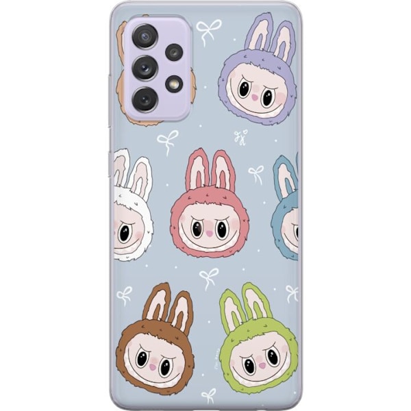 Samsung Galaxy A52s 5G Läpinäkyvä kuori Pastel Labubu