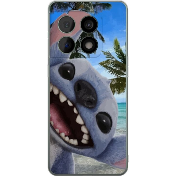 OnePlus 10 Pro Genomskinligt Skal Stitch mobilskal med Palmer i söt vänskapsdesign