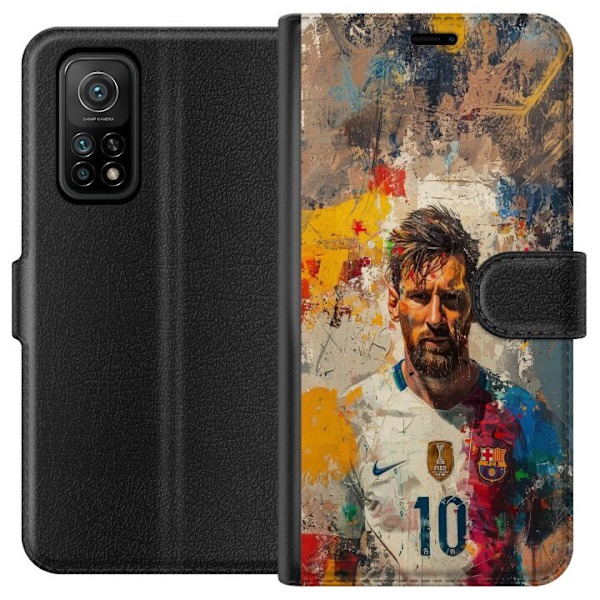 Xiaomi Mi 10T 5G Lommeboketui Messi Art