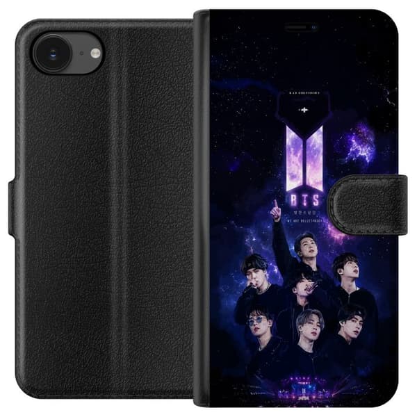 Yhteensopiva Lompakkokotelo Apple iPhone 16e BTS lila
