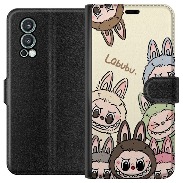 OnePlus Nord 2 5G Tegnebogsetui Labubu Pastel Collection