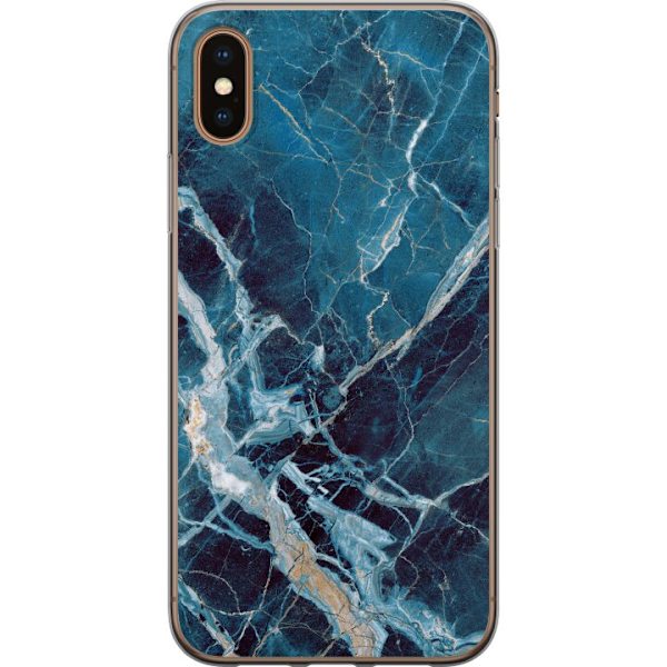 Apple iPhone X Läpinäkyvä kuori Marmori