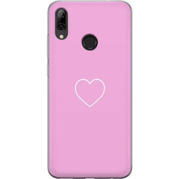 Huawei P smart 2019 Läpinäkyvä kuori Sydän