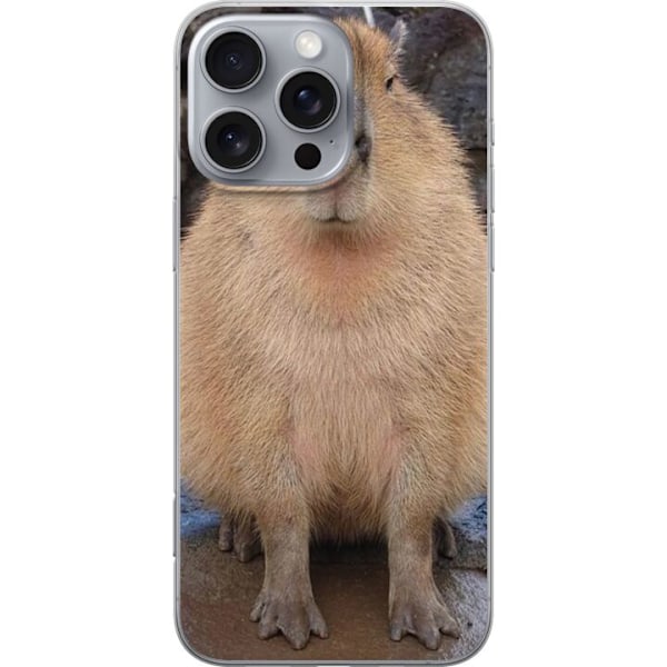 Apple iPhone 16 Pro Max Gennemsigtig cover Capybara