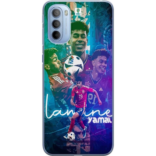 Motorola Moto G31 Läpinäkyvä kuori Lamine Yamal FCB