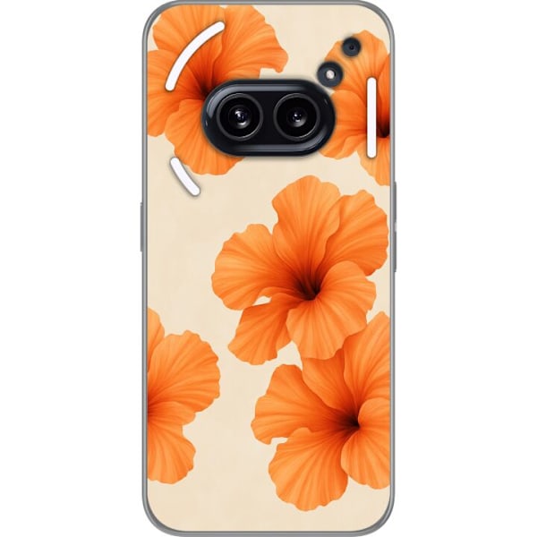 Nothing Phone (2a) Plus Läpinäkyvä kuori Papaya Punch