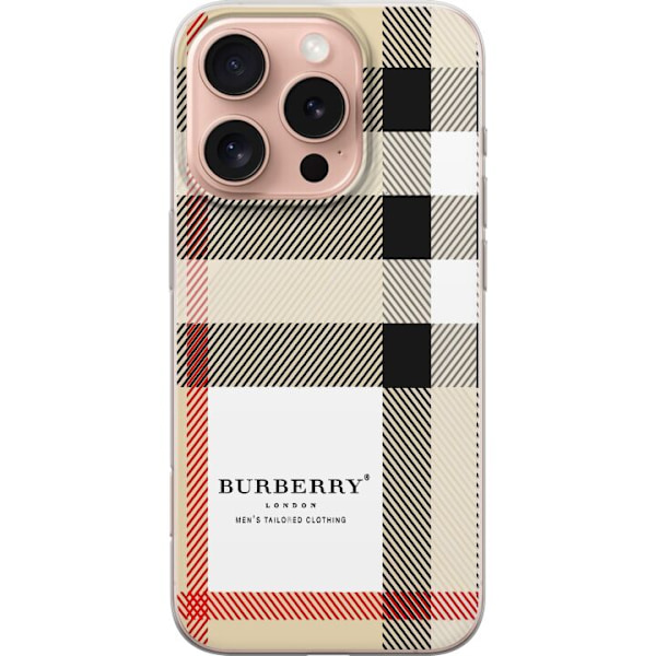 Apple iPhone 16 Pro Gennemsigtig cover Burberry