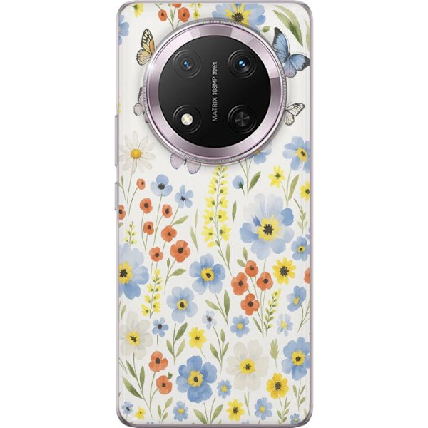 Honor Magic7 Lite Gjennomsiktig deksel Sommerblomster