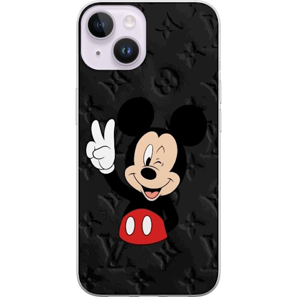 Apple iPhone 14 Plus Läpinäkyvä kuori Mikki Hiiri