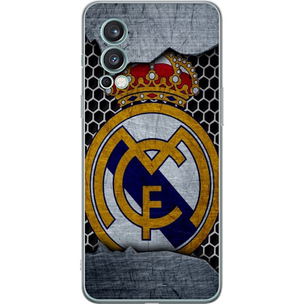 OnePlus Nord 2 5G Genomskinligt Skal Real Madrid CF