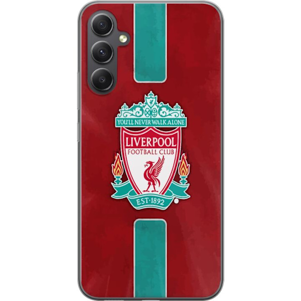 Samsung Galaxy A05s Läpinäkyvä kuori Liverpool FC - Klassin