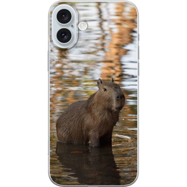 Apple iPhone 16 Plus Läpinäkyvä kuori Capybara