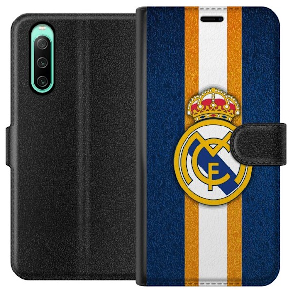 Sony Xperia 10 IV Lompakkokotelo Real Madrid CF
