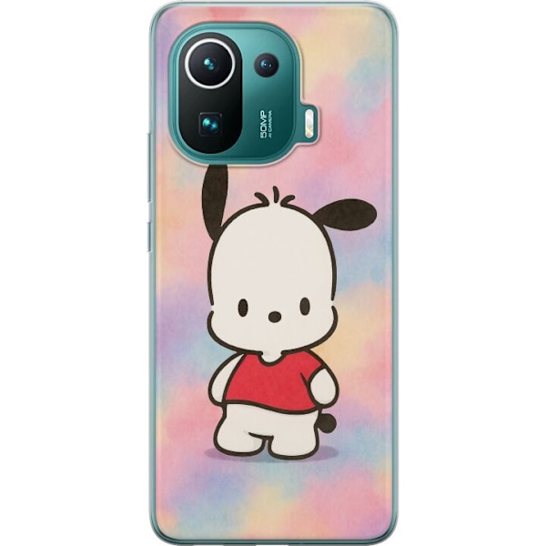 Xiaomi Mi 11 Pro Genomskinligt Skal Kawaii Sanrio Pochacco