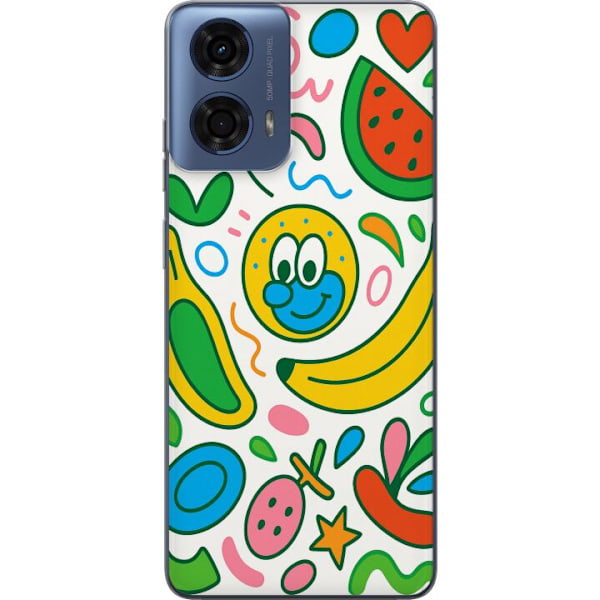 Motorola Moto G24 Genomskinligt Skal Butterfly Veil