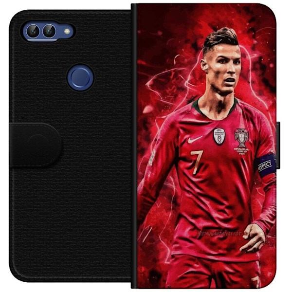 Huawei P smart Tegnebogsetui Ronaldo Færdigheder - CR7 Design