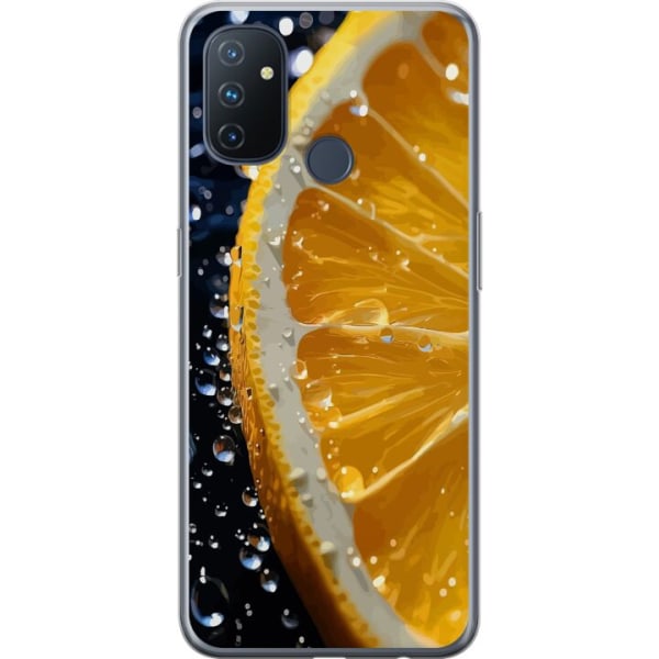 OnePlus Nord N100 Gennemsigtig cover Appelsin