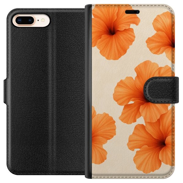 Apple iPhone 8 Plus Lommeboketui Papaya Punch