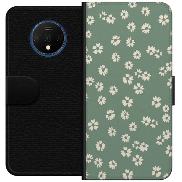 OnePlus 7T Plånboksfodral Blomsterdröm – färgglatt blommönster