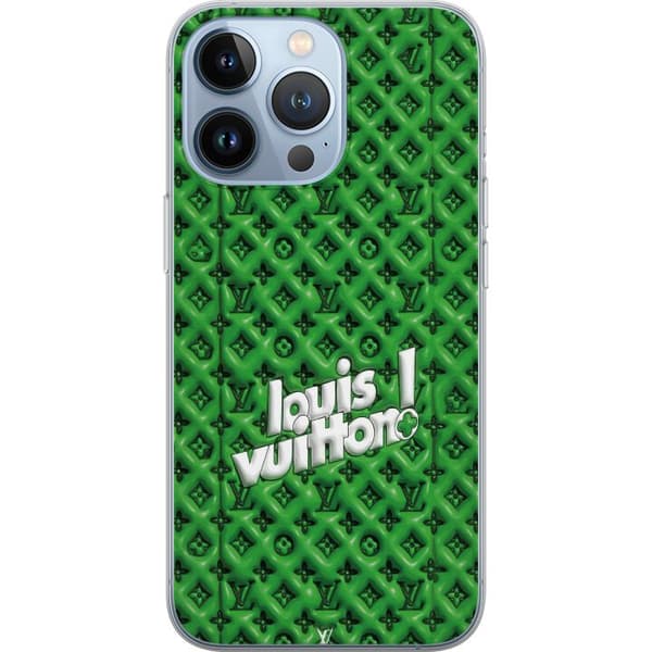 Kompatibelt Mobildeksel til Apple iPhone 13 Pro Inspirert grønt monogram med logo grønn