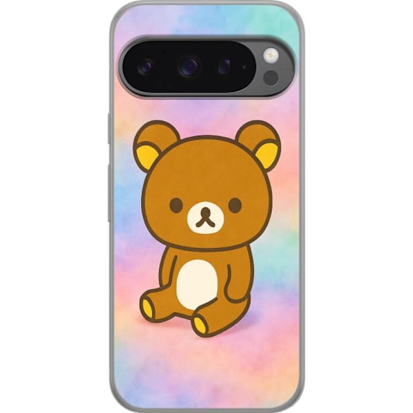 Google Pixel 9 Pro XL Genomskinligt Skal Kawaii Sanrio Rilakkuma