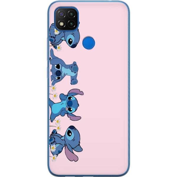 Xiaomi Redmi 9C NFC Genomskinligt Skal Stitch Skratt & Bus – Perfekt för Mobilskal eller Poster