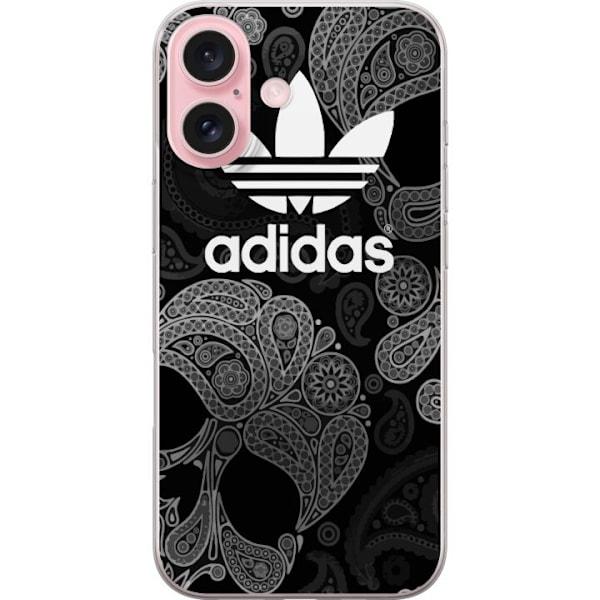 Apple iPhone 16 Genomskinligt Skal Adidas