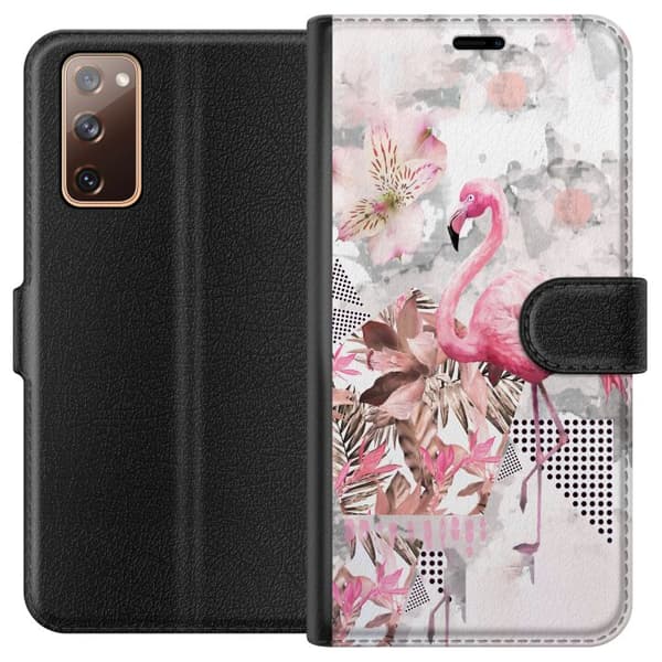 Kompatibelt Plånboksfodral till Samsung Galaxy S20 FE Flamingo