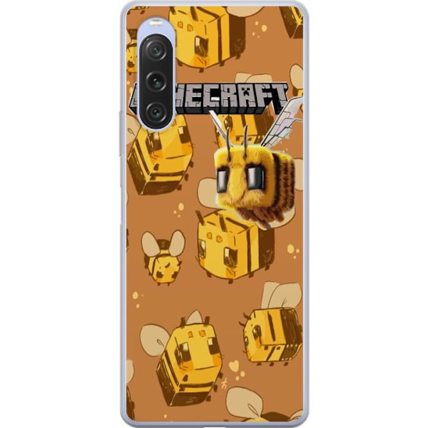 Sony Xperia 10 V Genomskinligt Skal Minecraft Bi