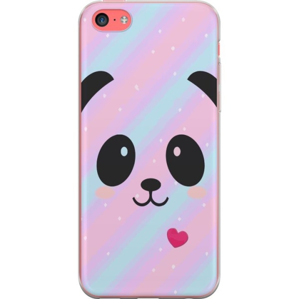 Apple iPhone 5c Läpinäkyvä kuori Sateenkaari Panda
