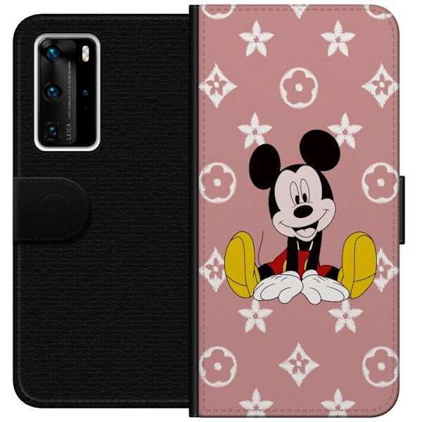 Huawei P40 Pro Lompakkokotelo Mickey Mouse