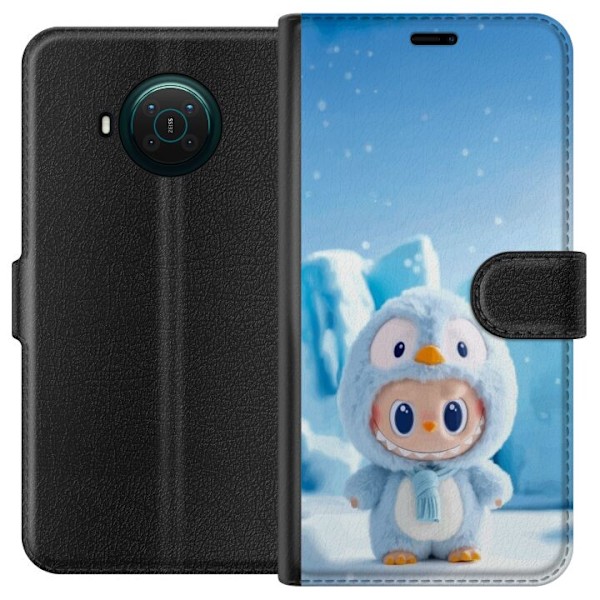 Nokia X10 Lompakkokotelo musta ritari fortnite