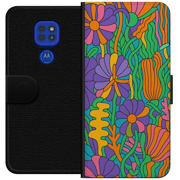 Motorola Moto G9 Play Lompakkokotelo Värien räjähdys