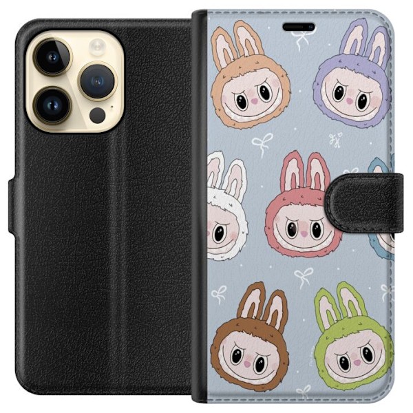 Apple iPhone 15 Pro Plånboksfodral Labubu Star Pattern – St