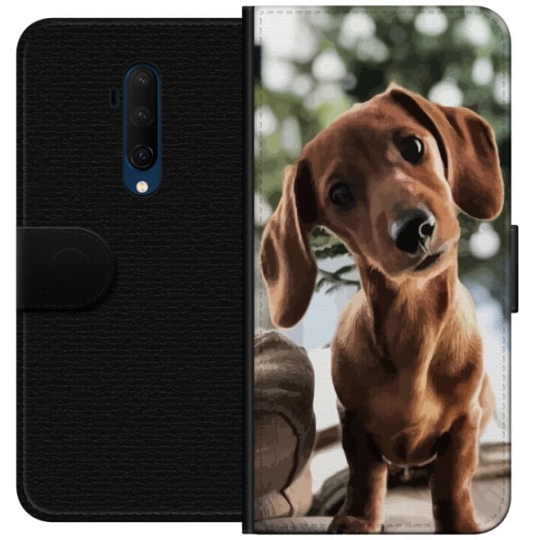 OnePlus 7T Pro Tegnebogsetui Ung Hund