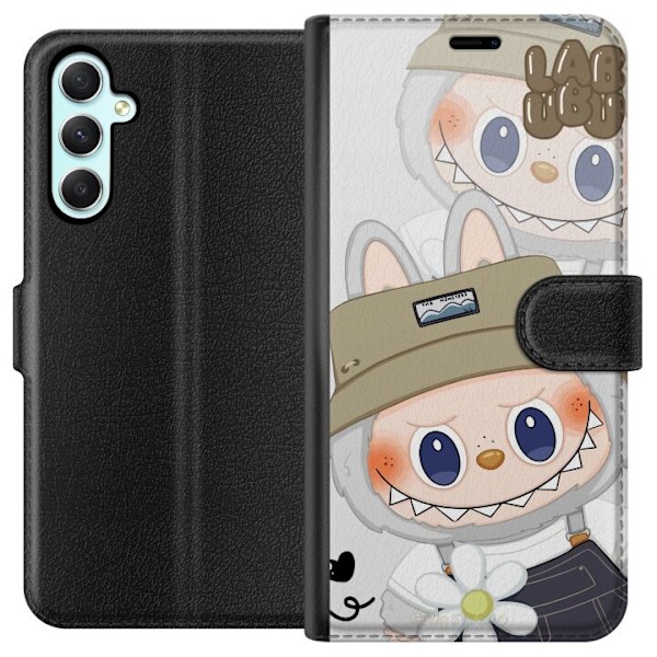 Samsung Galaxy A34 Lompakkokotelo Labubu Minimal Mood - Yksink