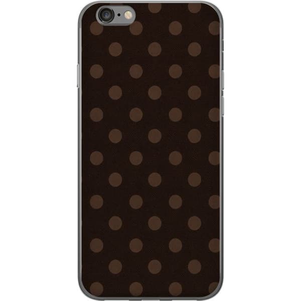 Kompatibelt Mobilskal till Apple iPhone 6 Mocha Dots brun