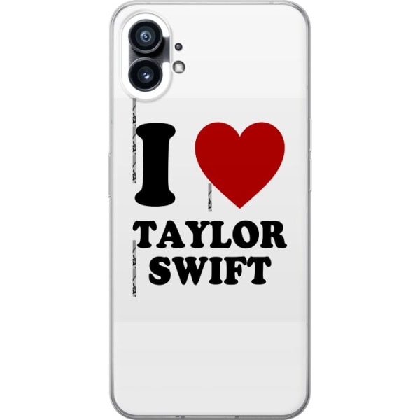Nothing Phone (1) Gjennomsiktig deksel Taylor Swift