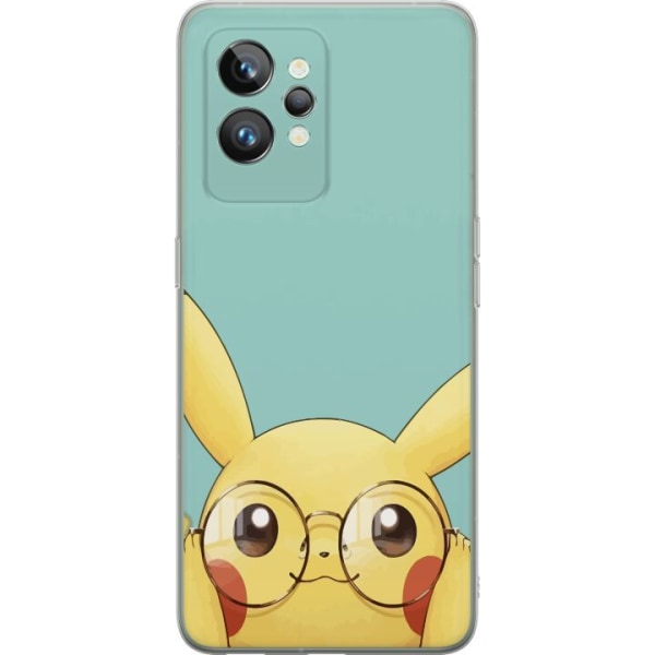 Realme GT2 Pro Läpinäkyvä kuori Pikachu lasit