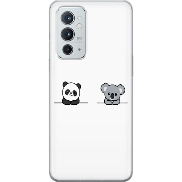 OnePlus 9RT 5G Gjennomsiktig deksel Panda Koala