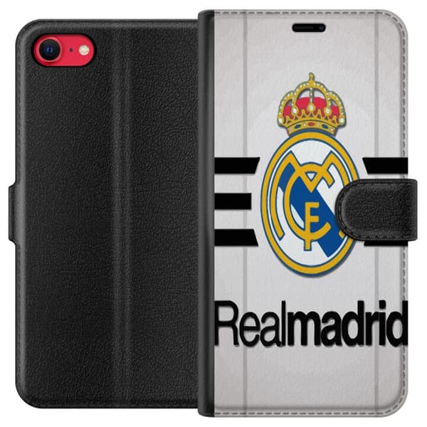 Kompatibel Tegnebogsetui til Apple iPhone SE (2020) Real Madrid