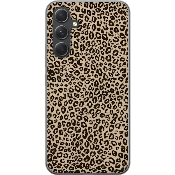 Samsung Galaxy S24+ Gjennomsiktig deksel Leopardskisse