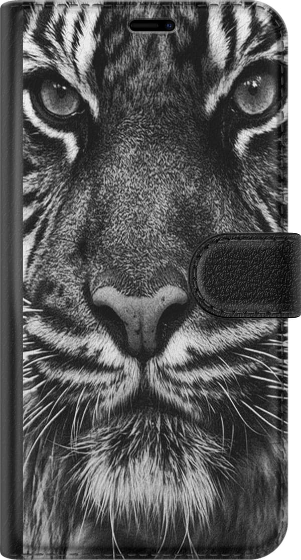 Kompatibel Tegnebogsetui til Apple iPhone X Tiger